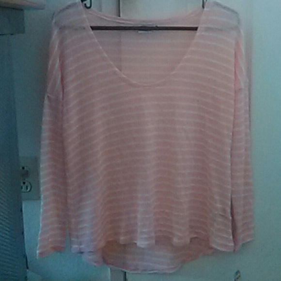 Pink Stripe Mudd Sweather