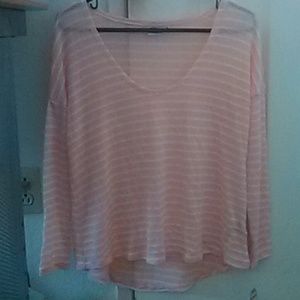 Pink Stripe Mudd Sweather