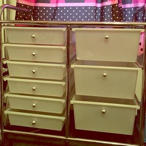 9 drawer studio rolling cart