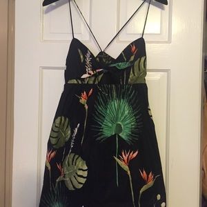 Zara tropical mini sun dress
