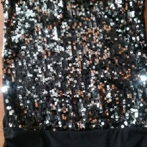 Sequin Black & Metalic