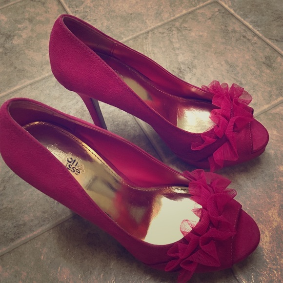 Hot pink heels