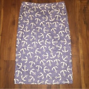 New Anchor skirt sz small custom made.