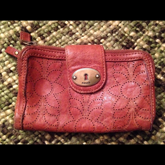 Authentic Fossil Leather Wallet