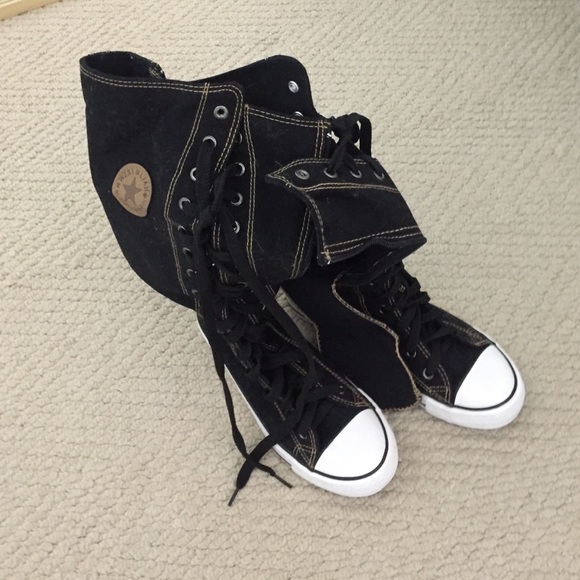 Knee high converse