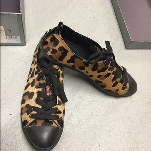 Prada Cheetah Print Tennis Shoes