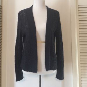 Banana Republic Navy Cardigan w/ silver accent