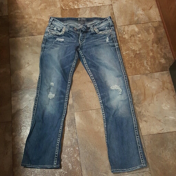 Silver jeans