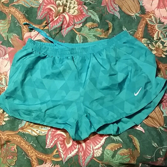Tealish nike shorts