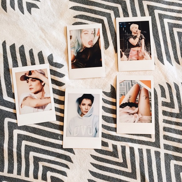 halsey polaroids (set four)