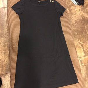 Talbots black knit dress
