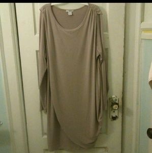 SOLD Bar III bodycon cape dress