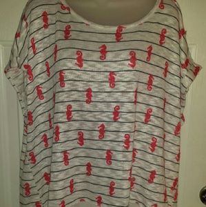Cato seahorse shirt sz 22/24.