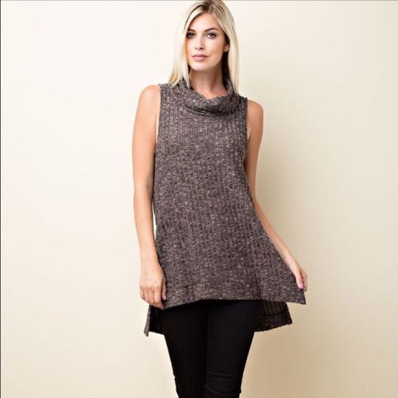 ✨SALE✨LAST olive sleeveless summer tunic top - Picture 3 of 3