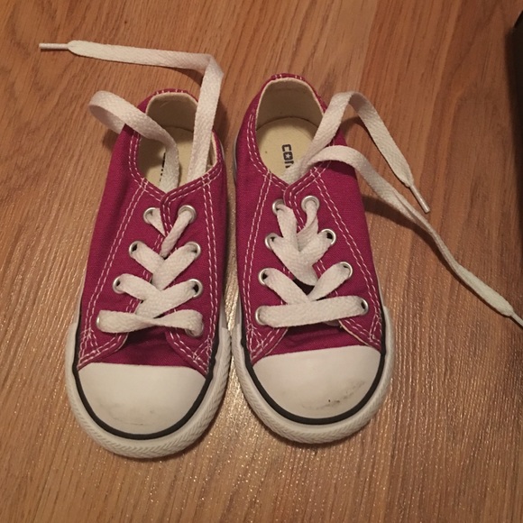 Pinkish/purple converse sneakers