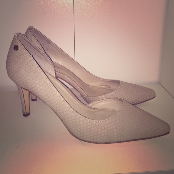 Calvin Klein heels in beige
