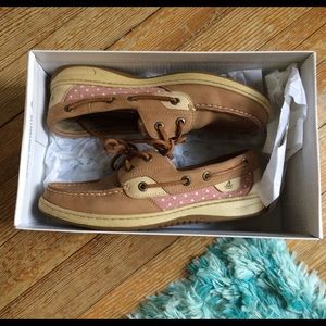 Sperry Top-Siders with Polka Dot Accent