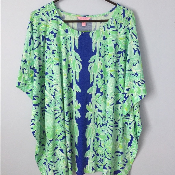 Lilly Pulitzer Cooper Caftan Top