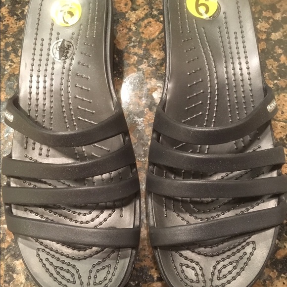 Croc sandals