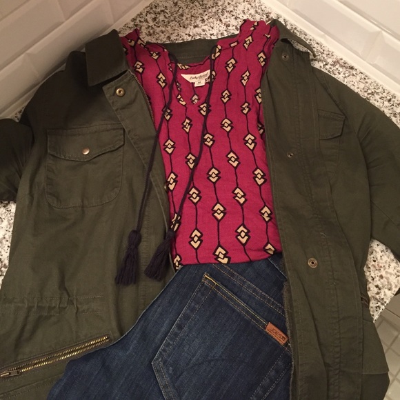 Lucky Brand Aztec top