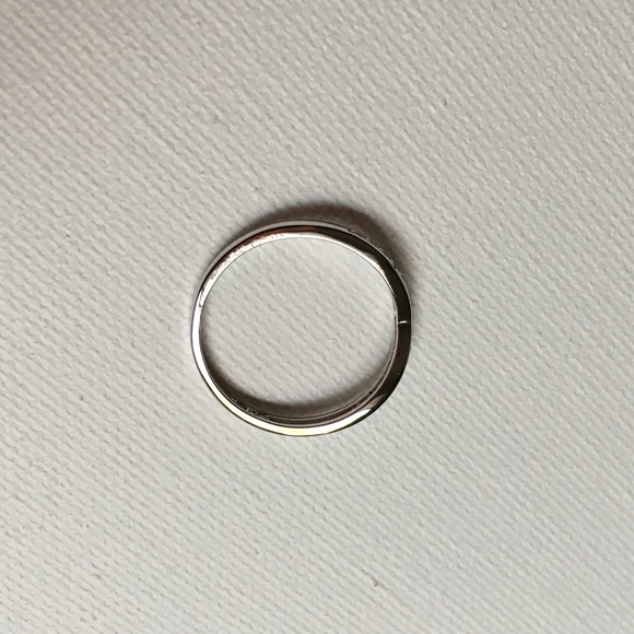 LAST ONE! Pavé Cubic Zirconia Sterling Silver Ring - Picture 3 of 4