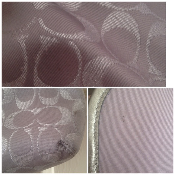 Coach Signature Silver Soho Shoulder Bag - Picture 3 of 4