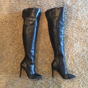 Steve Madden thigh high stiletto boots