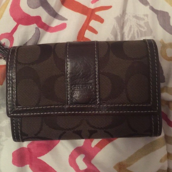 Authentic coach wallet