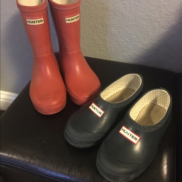 Red Hunter Boots