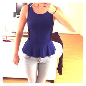 Peplum top from express