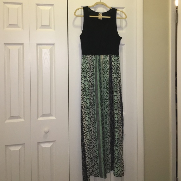 Leopard Print Maxi Dress