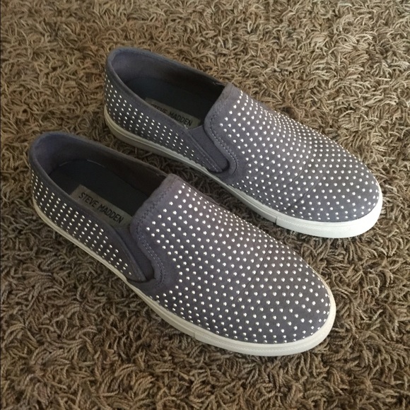 Steve Madden Excitt Studded Slip Ons