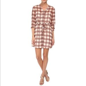 Jack BB Dakota Plaid Shirt Dress