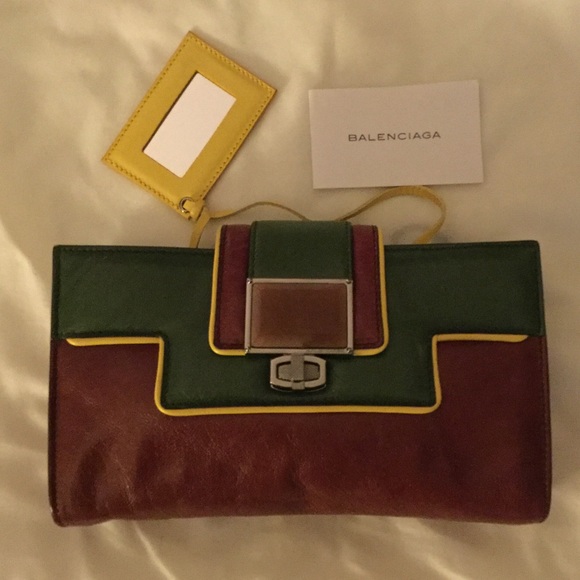 Balenciaga Handbags - Vintage BALENCIAGA  LeatherTravel Clutch Wallet