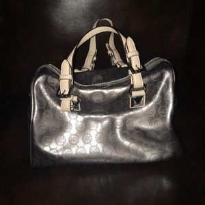 Michael Kors Anodized Silver Bucket Purse!