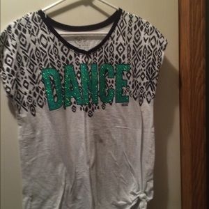 Girls Justice Dance Top Never Worn