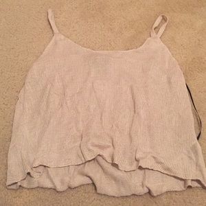 Cream Tank top