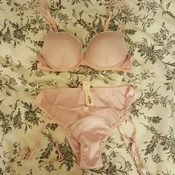 Baby Pink sexy panty & bra set