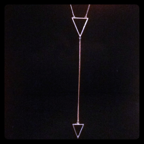 Gold and silver long chain necklace