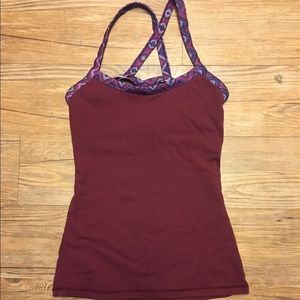 Glyder Maroon Workout Tank