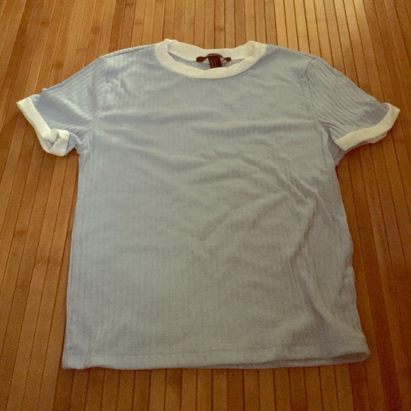 blue/white & yellow/white ringer tee bundle