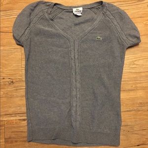 Grey Lacoste Sweater Shirt Grey Lacoste Sweater Shirt