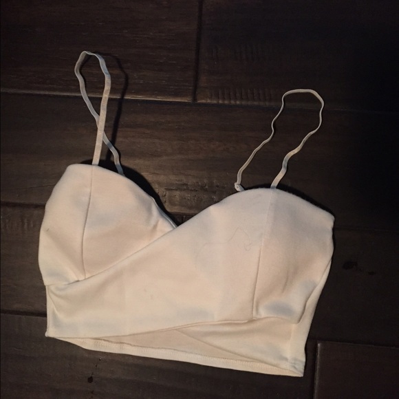 White crop top-never worn!