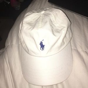 White polo baseball cap