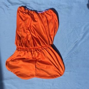 Orange Milk the Goat Romper from Dollskill