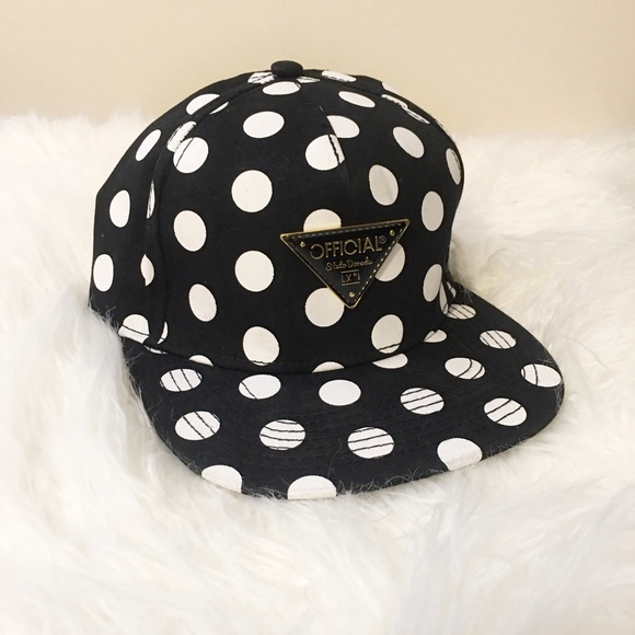Official Polka Dot Metal Logo Snapback Hat