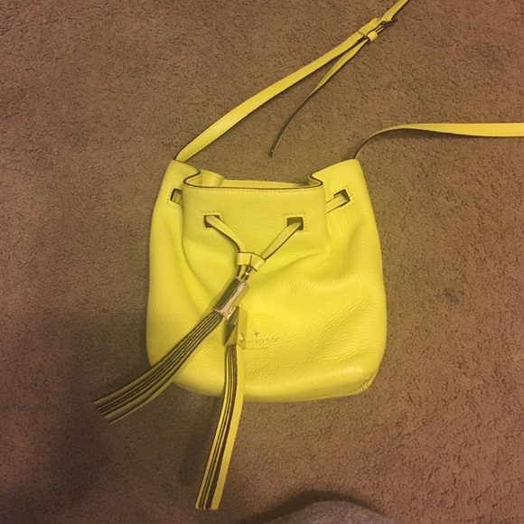 Neon Yellow Bucket Bag