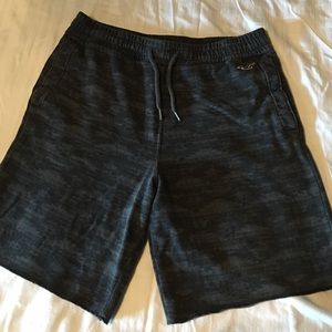 Hollister Gray and black athletic shorts