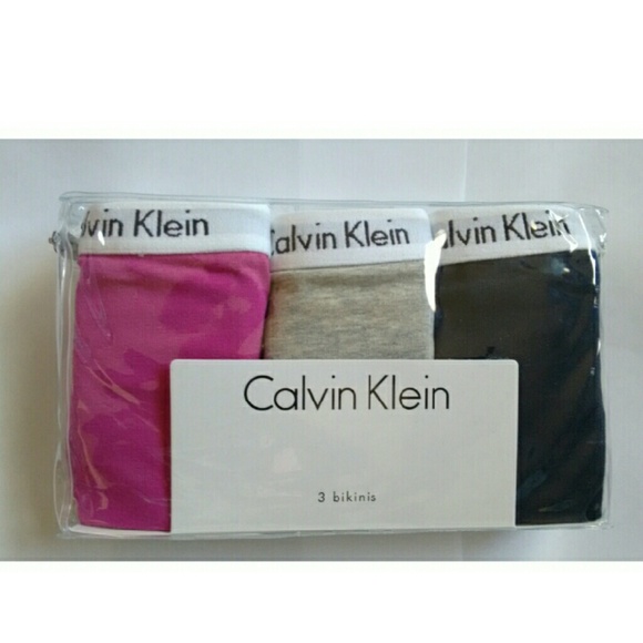 Calvin Klein 3Pack Bikini Panties MEDIUM New! - Picture 2 of 3