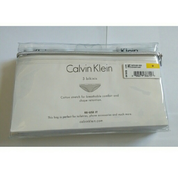 Calvin Klein 3Pack Bikini Panties MEDIUM New! - Picture 3 of 3